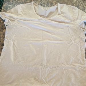 Large plain white shirt